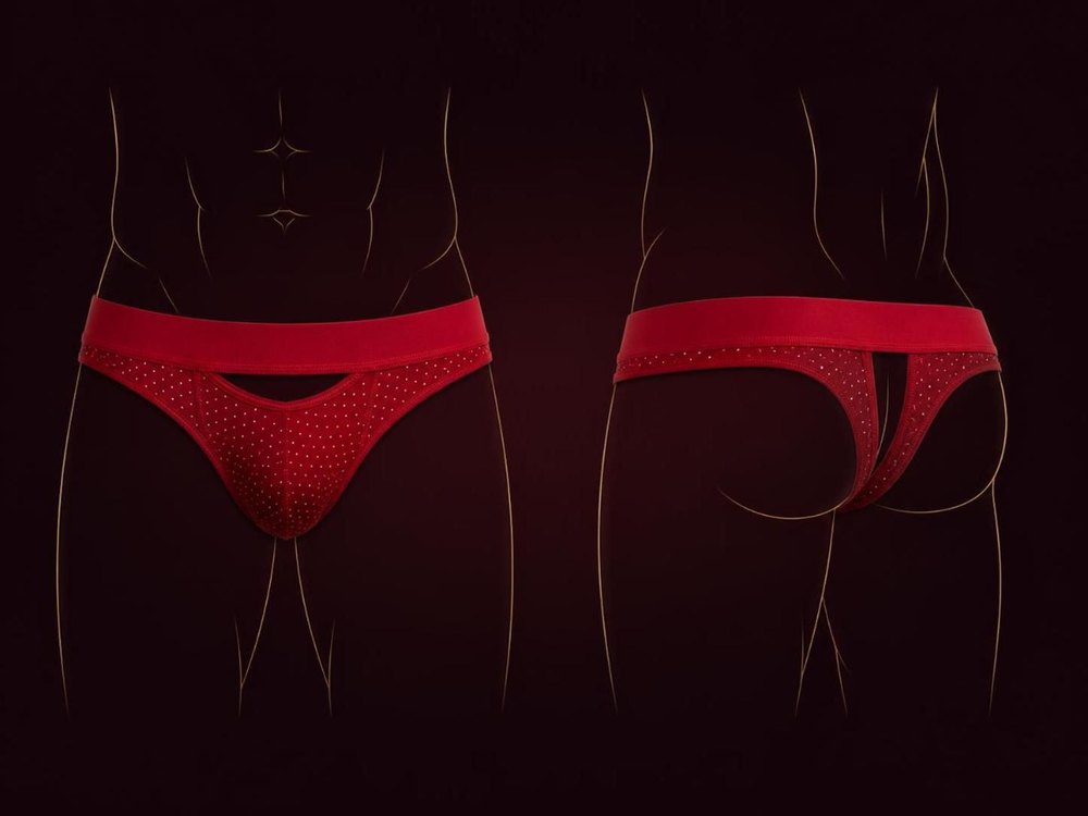 Tentação, Fio dental vermelho