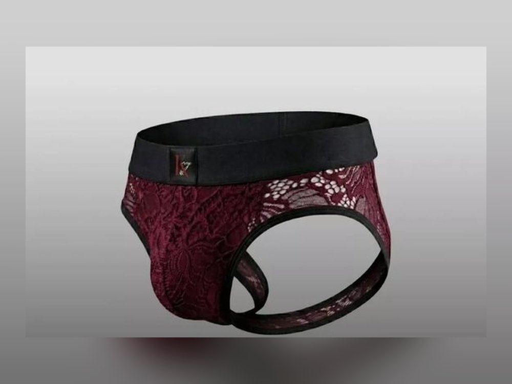 Arcano, Jockstrap de renda vinho