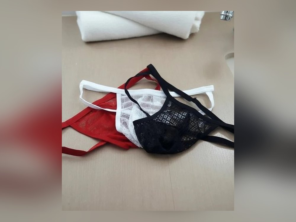Trindade, Kit 3 jockstrap de renda